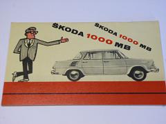 Škoda 1000 MB - prospekt