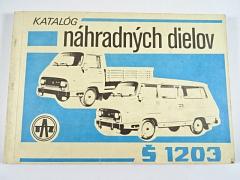 TAZ - Škoda 1203 - katalóg náhradných dielov - 1990