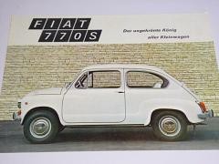 Fiat 770 S - prospekt - 1972