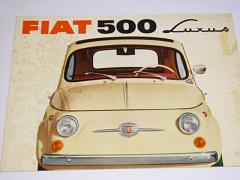 Fiat 500 Luxus - prospekt
