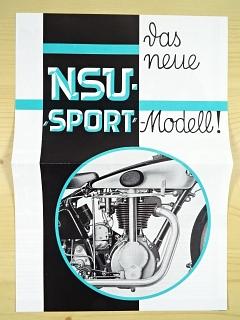 NSU - Sport Modell - 501 S - prospekt - REPRINT