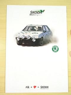Škoda Motorsport - Škoda Favorit, Forman, Pick-up - prospekt - 1993