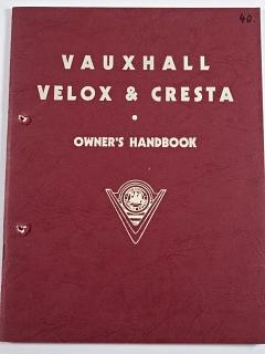 Vauxhall - Velox, Cresta - Owner's Handbook - 1955