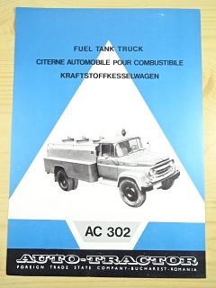 Bucegi AC-302 Fuel Tank Truck - prospekt - Auto-Tractor Bucuresti Romania