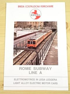 Breda - Rome subway line A - prospekt - 1993