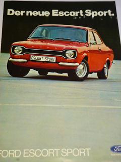 Ford Escort Sport - prospekt - 1971