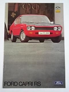 Ford Capri RS 2600 - prospekt