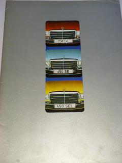 Mercedes - Benz - 350 SE, 450 SE, 450 SEL - prospekt - 1973