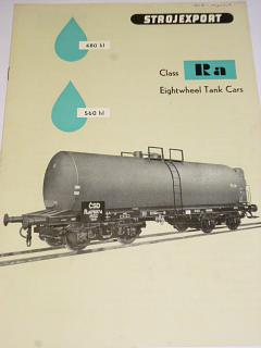 Class Ra Eightwheel Tank Cars - Strojexport - prospekt 1958