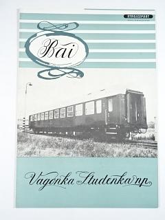 Vagónka Studénka - velkoprostorový přípojný vůz řady Bai - prospekt - Strojexport - Tatra