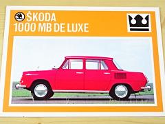 Škoda 1000 MB de luxe - Motokov - prospekt