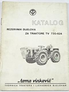 Tomo Vinkovic - katalog rezervnih dijelova za traktore TV 730-624