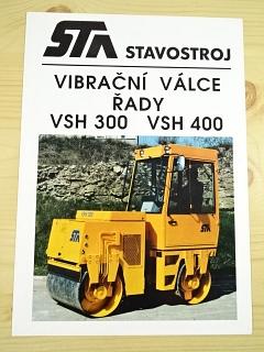 Vibrační válce řady VSH 300 - VSH 400 - prospekt - Stavostroj Nové Město nad Metují