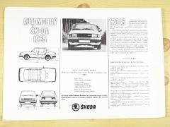 Škoda - automobily Škoda 1985 - 120 LS - prospekt