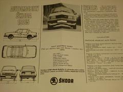 Škoda - automobily Škoda 1985 - 120 LS - prospekt
