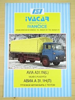 Avia A 31.1 N (L) - valník s plachtou - prospekt - IVACAR service spol. s r. o. Ivančice