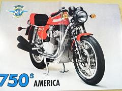 MV Agusta 750 S America - prospekt - REPRINT