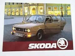 Škoda 105 S, 105 L, 120 L, 120 LS/120 GLS - prospekt - Semex