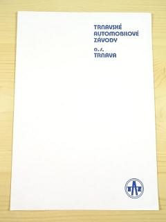 TAZ 1500 - motor typ Š 776.14 - prospekt - Trnavské automobilové závody a. s. Trnava - Škoda 1203