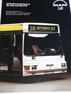 MAN - Niederflurbusse NL 202 und NG 272 - prospekt