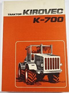 Traktor Kirovec K-700 - popis traktoru a návod k obsluze - Zbrojovka Brno - Agrozet