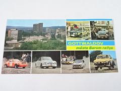 Gottwaldov město Barum rallye - pohlednice - Škoda 130 RS...