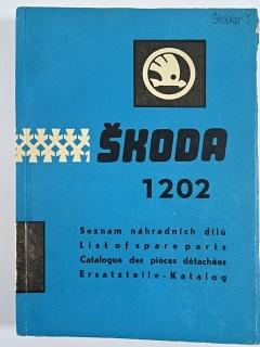 Škoda 1202 - seznam náhradních dílů - 1969