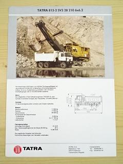 Tatra 815-2 SV3 28 210 6x6.2 - prospekt