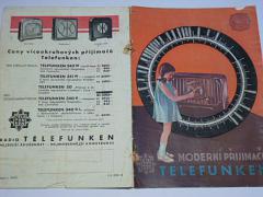 Telefunken - moderní přijimače - prospekt
