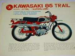 Kawasaki 85 Trail model J1TRL Superlube - prospekt