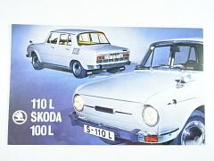 Škoda 110 L, Škoda 100 L - Motokov - prospekt