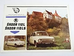 Škoda 110 L, 110 LS - Mototechna - prospekt