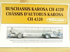 Karosa - Buschassis Karosa CH 4320 - prospekt - 1991