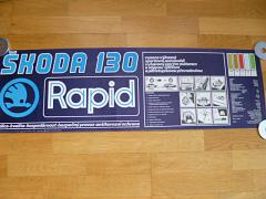 Škoda 130 Rapid - plakát - AZNP Mladá Boleslav