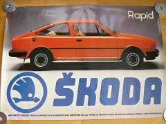 Škoda Rapid - plakát - Motokov