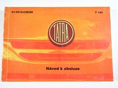 Tatra 163 - návod k obsluze - 2008