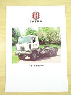 Tatra 815 - 21EN01 28 230 6x6.2 - le tracteur á trois essieux - prospekt