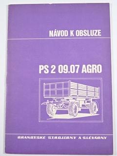 BSS - PS 2 09.07 Agro - návod k obsluze - 1988