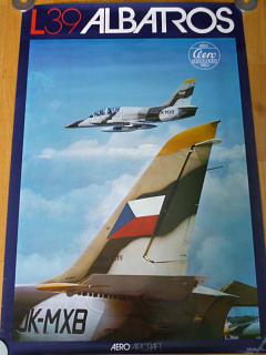 Aero Vodochody - L 39 Albatros - plakát - 1983
