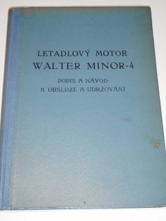 Walter Minor-4 - popis a návod k obsluze a udržování - letadlový motor