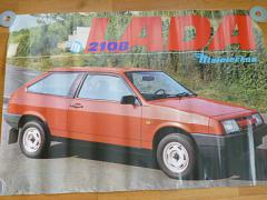 VAZ - LADA 2108 - Samara - plakát - Mototechna - 1990