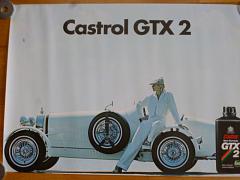 Castrol GTX 2 - Bugatti - plakát