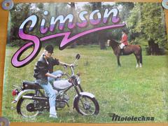 Simson S 51 Enduro - plakát - Mototechna