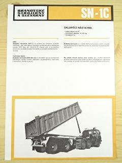 BSS - SN-1C - sklápěcí nástavba - prospekt - Tatra