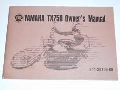 Yamaha TX 750 - Owner´s manual - 1972