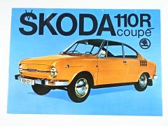 Škoda 110 R Coupé - prospekt - AZNP Mladá Boleslav, závod Kvasiny