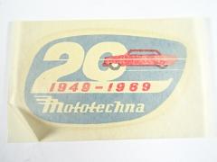 Mototechna - 20 let - 1949 - 1969 - obtisk - 3 kusy