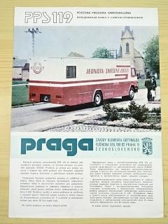 Praga PPS 119 - Škoda 100.02 - Liaz - pojízdná prodejna - prospekt