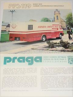 Praga PPS 119 - Škoda 100.02 - Liaz - pojízdná prodejna - prospekt