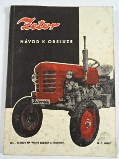 Zetor 2011, 3011, 4011 - návod k obsluze - 1965